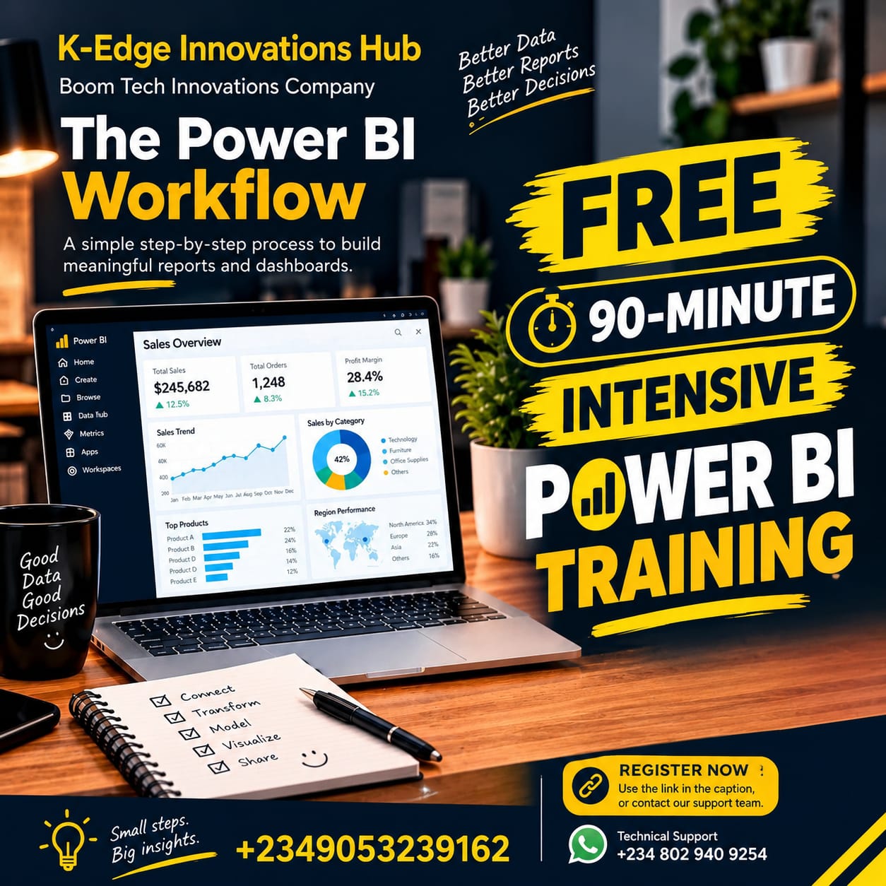 PowerBi Live Training with Khalid