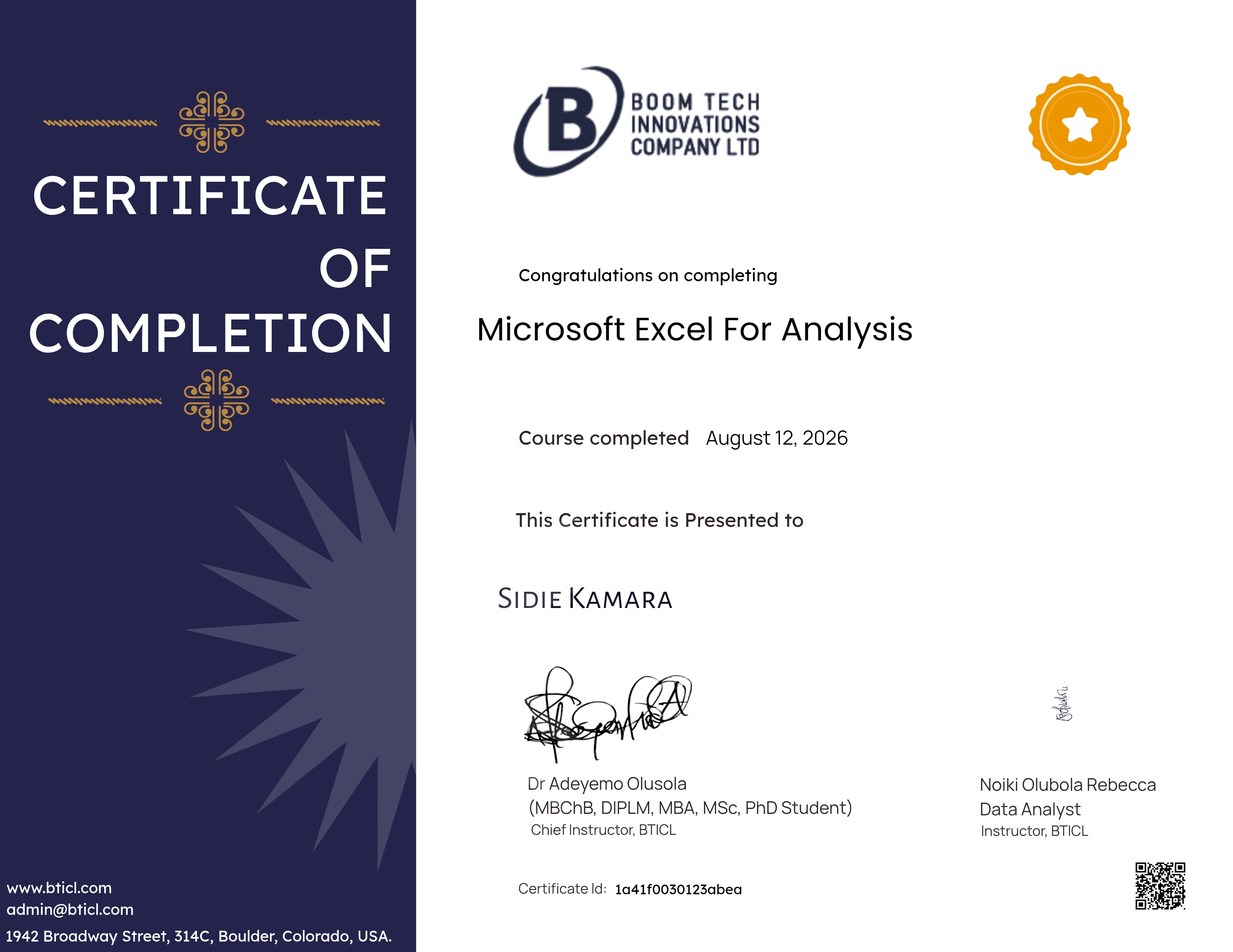 Microsoft Excel For Analysis