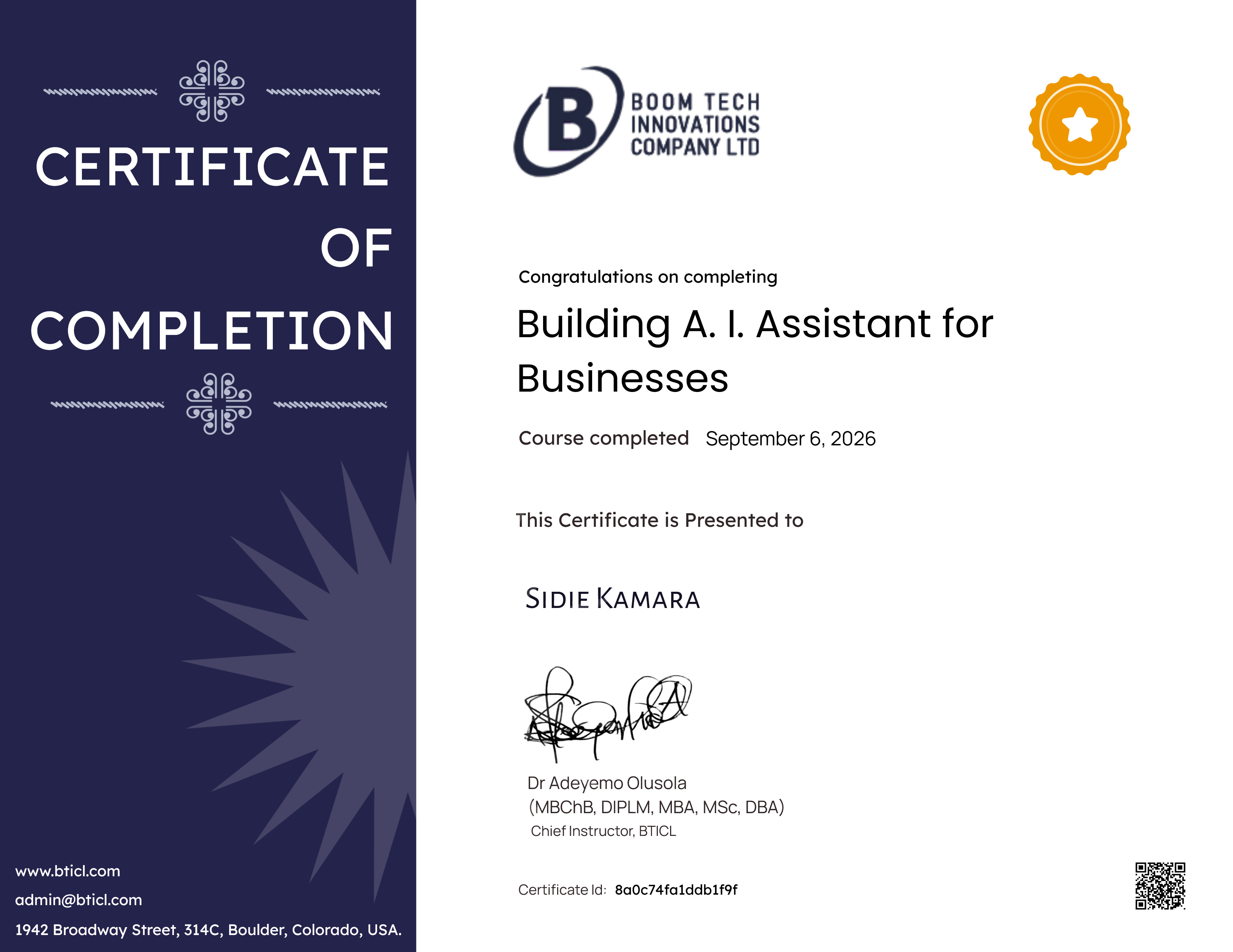 Building A. I. Assistant for Businesses